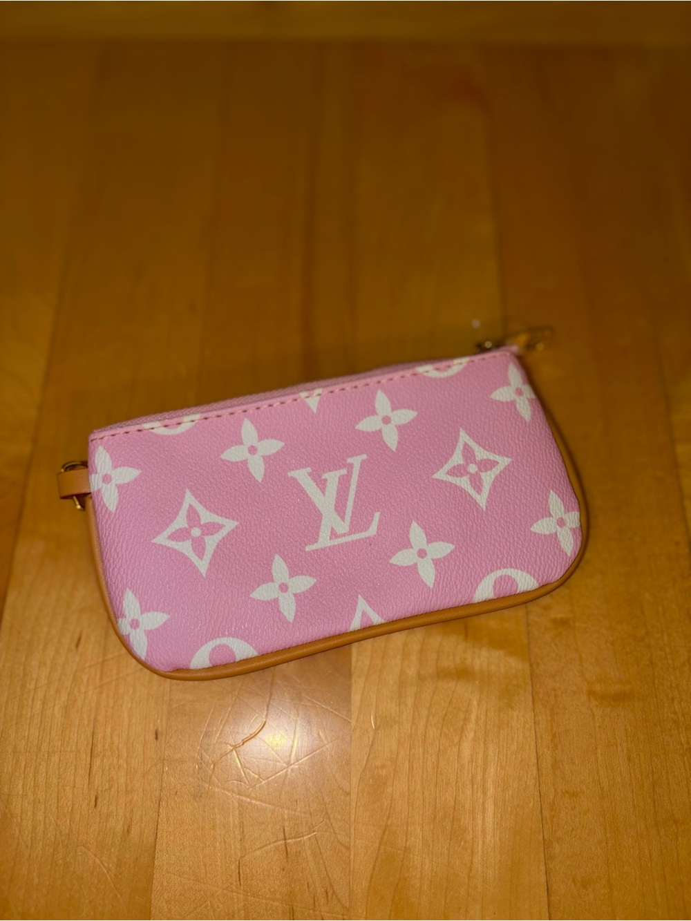 NWOT Pink Monogram Pochette Accessoire Coin Purse Wallet Mini Bag